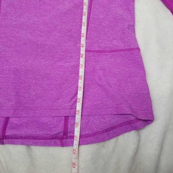 Champion Semi Fitted Womens Purple Pink 1/4 Zip Up Stretch Pullover Swea… - Picture 7 of 11